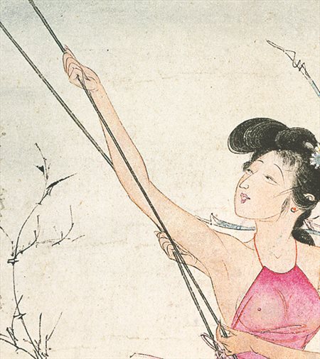 蒸湘-胡也佛的仕女画和最知名的金瓶梅秘戏图